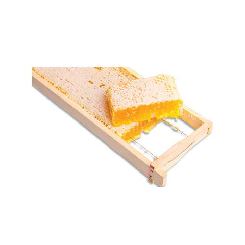 Traditional Italian Whole Honeycomb with Chestnut Honey - cut - Apicoltura Regnani Lendra