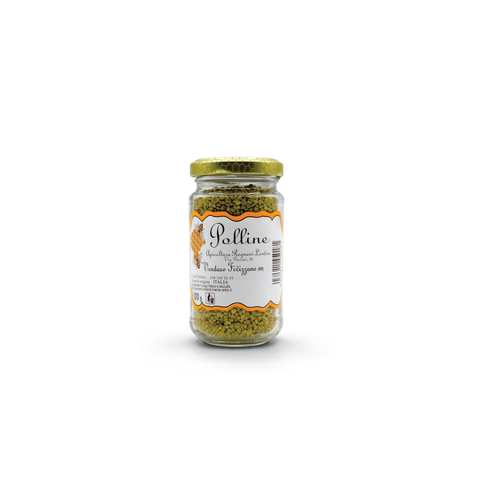 Traditional Italian Bee Pollen 120 g - front - Apicoltura Regnani Lendra