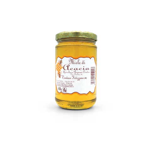 Traditional Italian Honey Acacia 400g Apicoltura Regnani Lendra