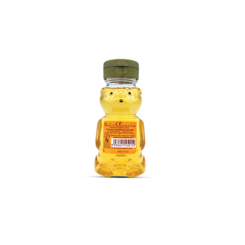 Traditional Italian Acacia Honey – Baby Bear 230g - front - Apicoltura Regnani Lendra