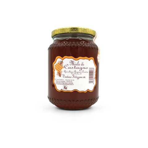 Traditional Italian Honey chestnut 1kg Apicoltura Regnani Lendra